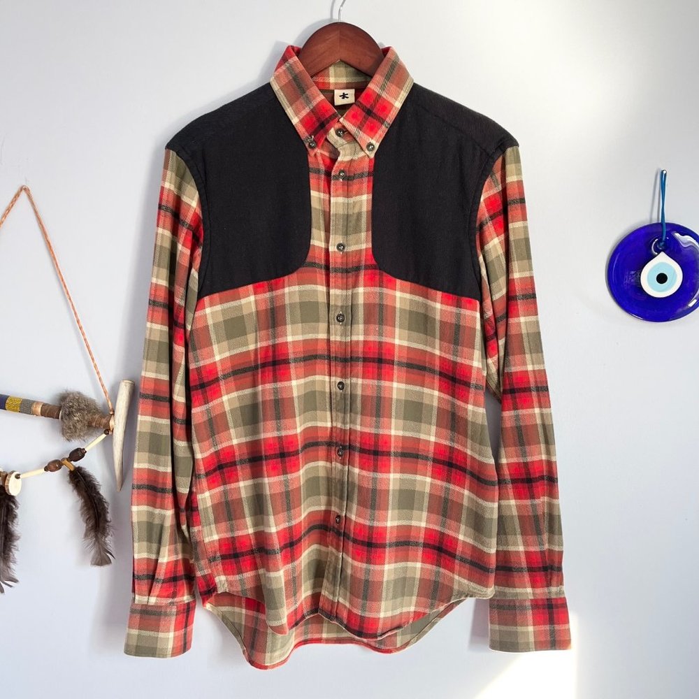 Rare Adam Kimmel Flannel Hunting Shirt w/ Recoil Patches